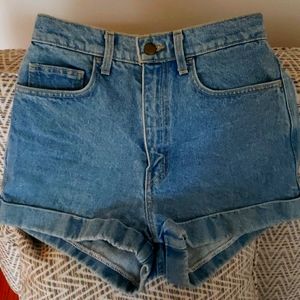 American Apparel Jean Shorts